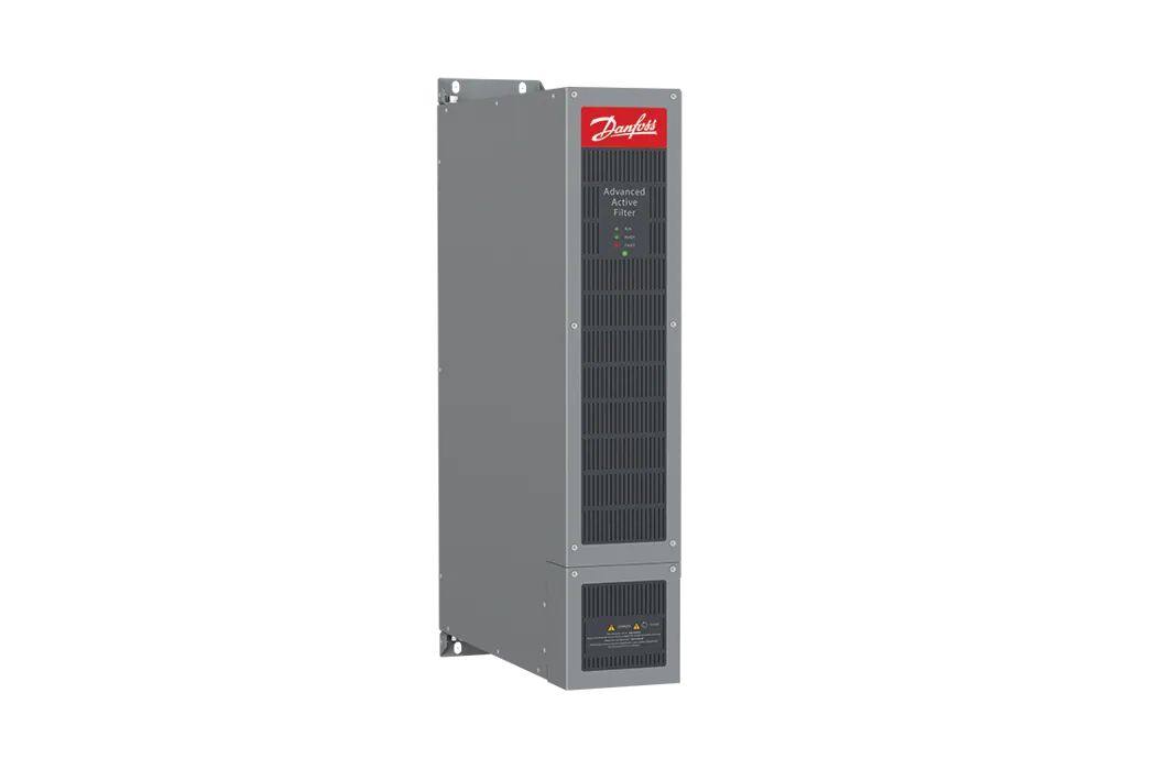 Variadores Danfoss iC7 en instalación industrial — plataforma con opciones de bajo contenido armónico y filtros AAF/AHF