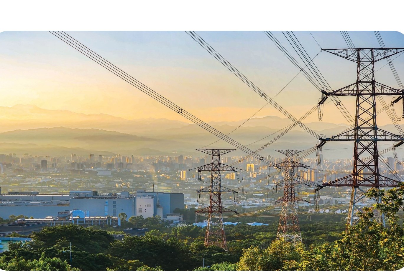 Red de transmisión eléctrica