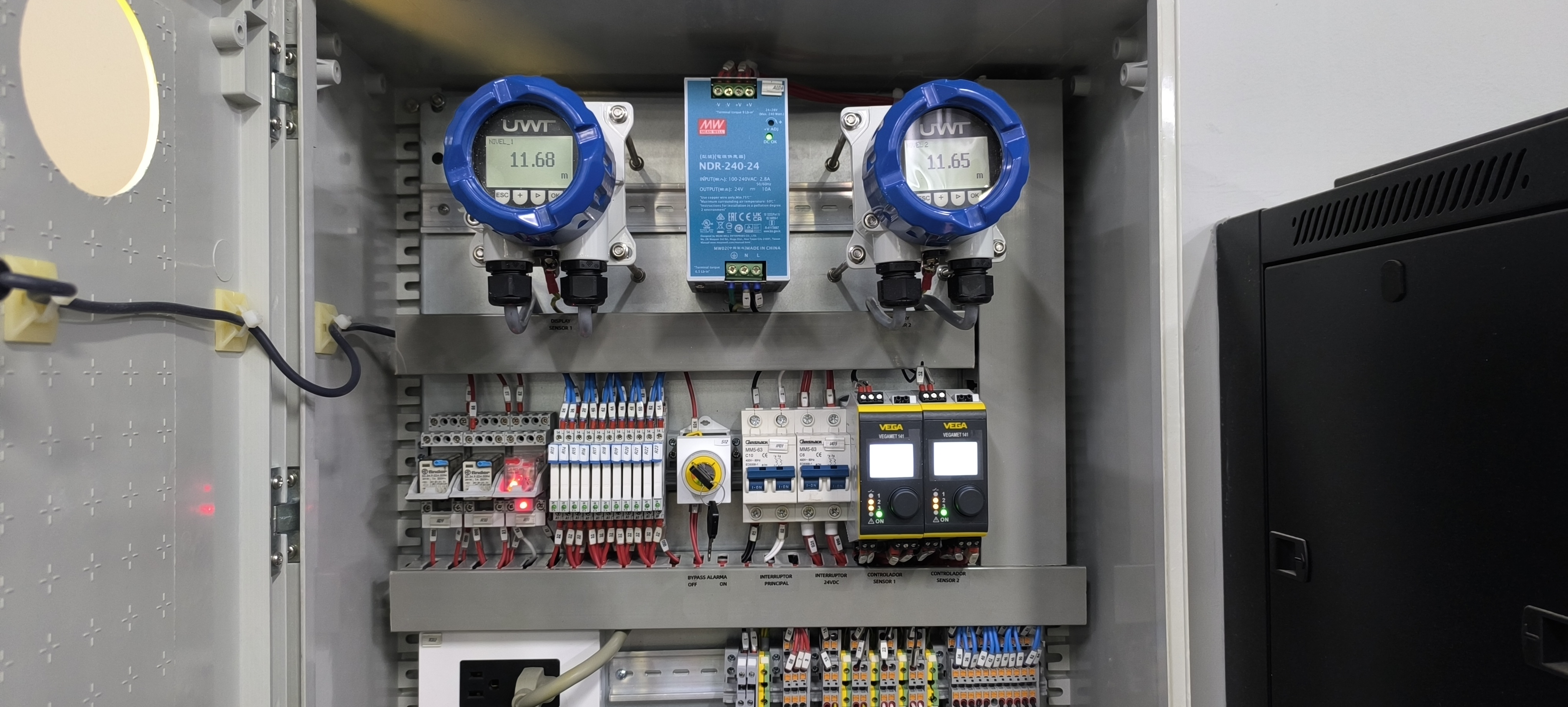 Panel de instrumentación UWT y VEGA